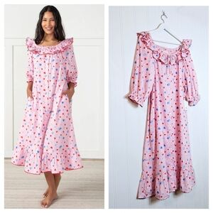 Printfresh Pink Heart Print Nightgown-NWT